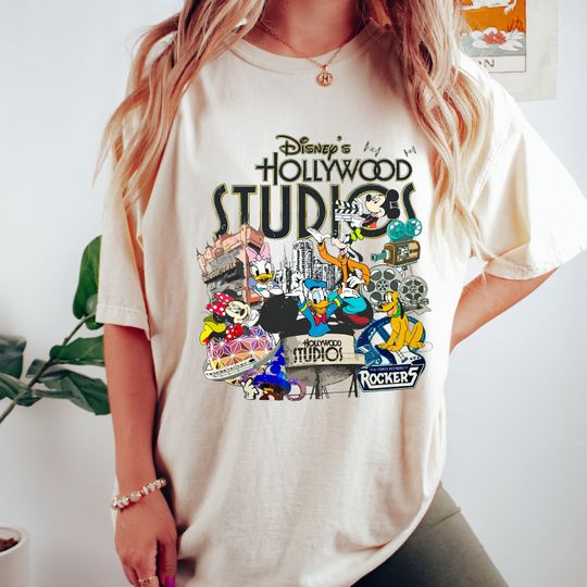 Comfort Colors Disney's Hollywood Studios Shirt, Hollywood Studios T Shirt, Disney Trip 2024 Shirt, Disneyworld Shirt, Disney Studios Shirt