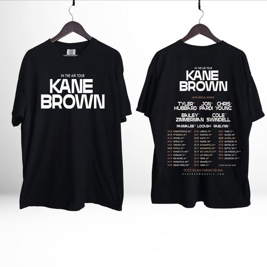 Kane Brown In The Air Tour 2024 Shirt, Kane Brown Shirt