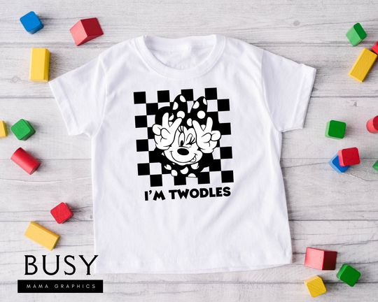 Twodles Shirt, Minnie Shirt, Minne Mouse Shirt