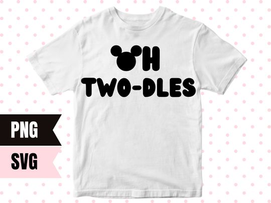 Oh Two-dles Shirt, 2nd Birthday Mickey Mouse Club House Shirt