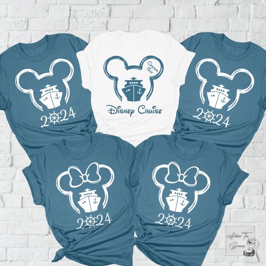 Personalized Disney Cruise Family Shirt, Disney Cruise 2024 Shirt