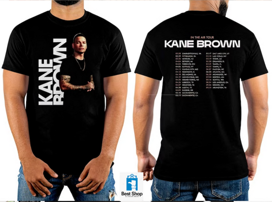 Kane Brown In The Air Music Tour 2024 T-Shirt