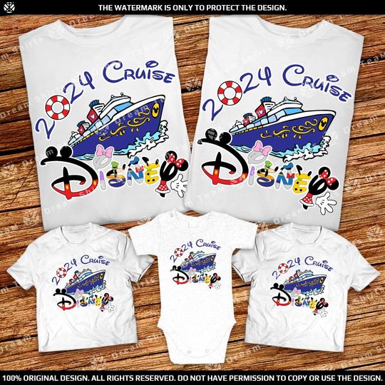 2024 Disney Cruise Family shirts, Group cruise shirts, Disney cruise shirts