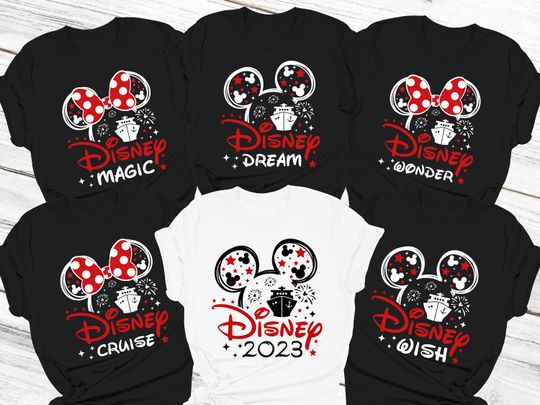 Custom Disney Cruise Family Vacation Shirt, Disney Birthday Squad Shirt