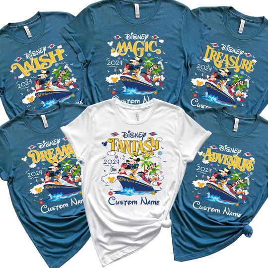 Custom Disney Cruise Shirt, Disney Cruise 2024 Shirts
