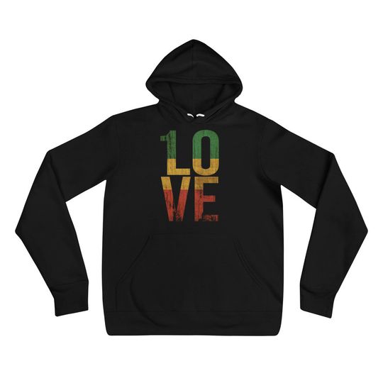 1 Love Roots Rock Reggae Music Unisex hoodie