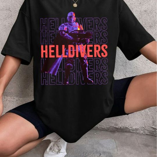 Helldivers 2 Game Inspired T-Shirt, Helldivers Shirt