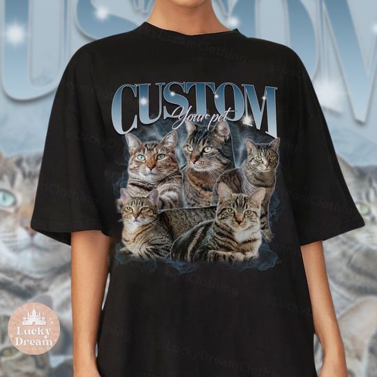 CUSTOM Bootleg Rap PET Shirt, Custom Pet, Custom Photo