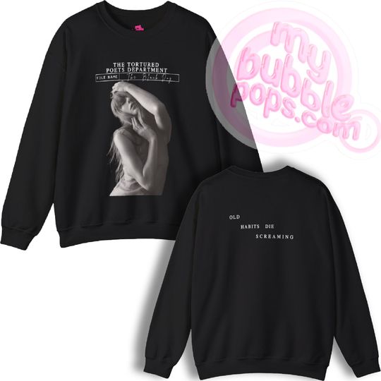 The Black Dog - The Tortured Poets Double Sided Sweatshirt