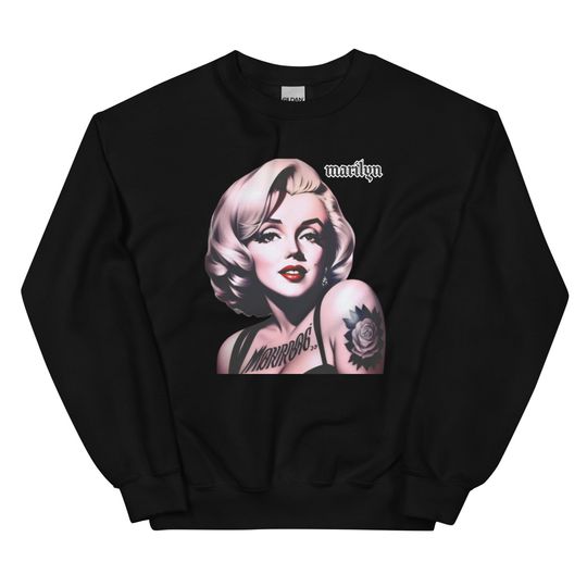 Marilyn Monroe Graphic Sweatshirts, Vintage Hollywood