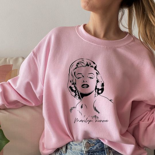 Marilyn Monroe Sweatshirt, Gifts for her, Sweatshirts