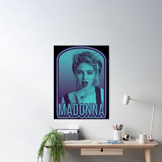 Vintage Qeen of Pop 80s - Love of My Life Madönná Poster