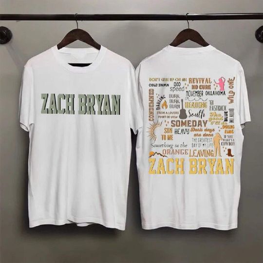 Zach Bbryan Double sided T-shirt