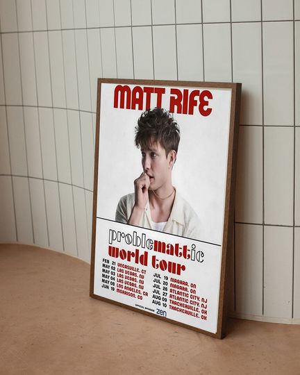 Matt Rife World Tour 2024 Poster