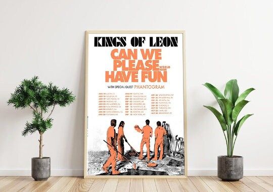 2024 Kings Of Leon World Tour Poster