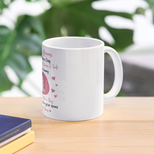 Dear mummy this mother's day I'm snuggled warm and sale in your tummy - Coffee Mug