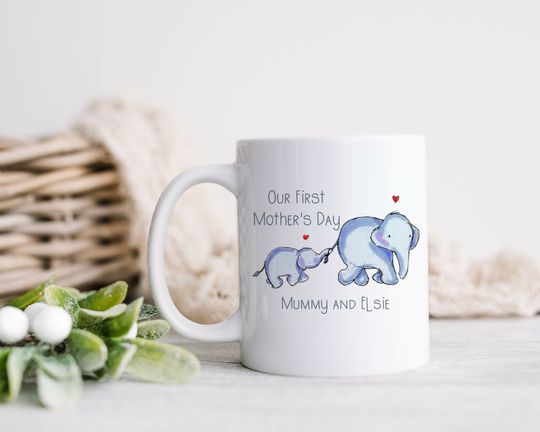 Our First Mother's Day Elephant Mug l Mother's Day Gift