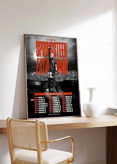 Bruce Springsteen and The E Street Band Add Las Vegas Stop to 2024 Poster