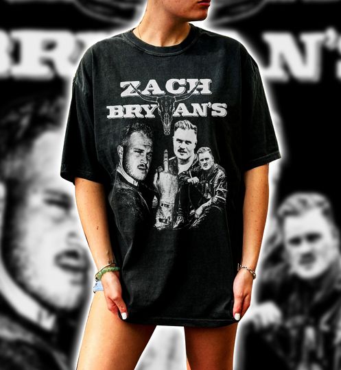 Vintage 90s Graphic - Zach Bryan Shirt, Zach Vintage Shirt, Zach Fan Tees- Retro 90s Merch Gift, The Quittin Time Tour 2024 Shirt.