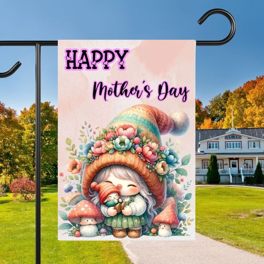 Happy Mother's Day Sublimation Garden Flag