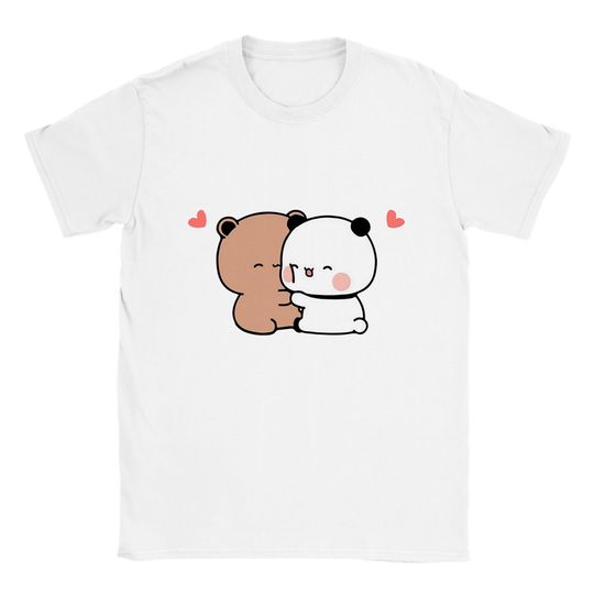 Panda Bear Hug, Bubu and Dudu Love Hug Tshirt, Cute Gift For Lovers, Couple Gifts