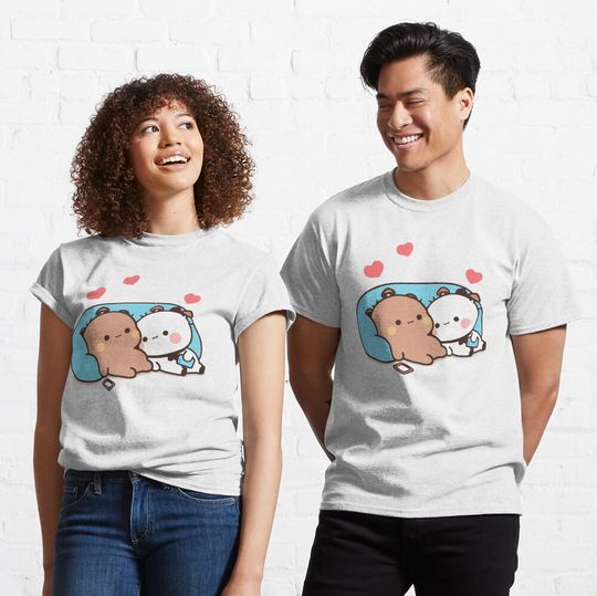 Bear and Panda Bubu Dudu Balloon T-Shirt