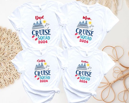 Custom Cruise Squad 2024 Shirt, Cruise Family Shirt