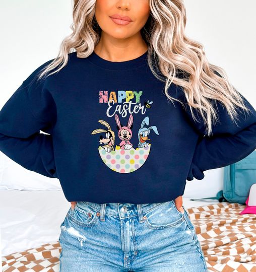 Disney Mickey and Friends Easter Happy Easter Day Sweatshirt
