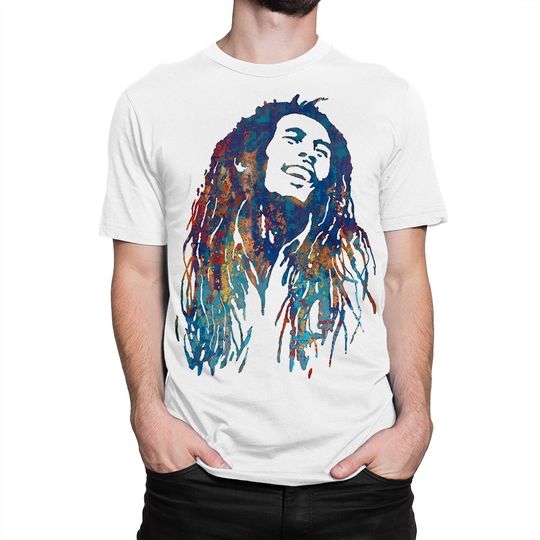 Bob Marley Art T-Shirt, Bob Marley Legend Shirt, Music Fan Gift