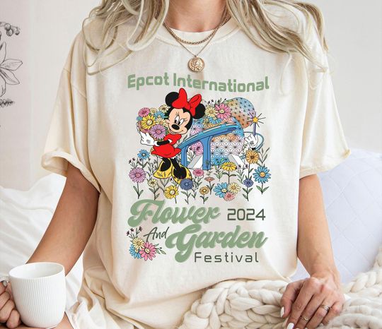 Minnie Epcot International Flower & Garden Festival 2024 Shirt