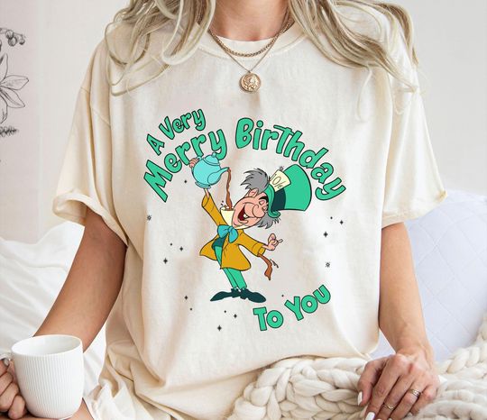 A Very Merry Birthday to You Shirt, Mad Hatter T-Shirt