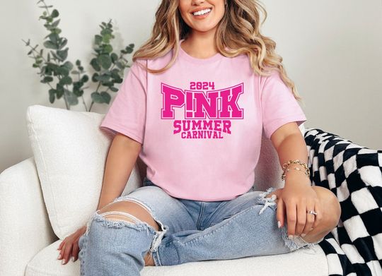 P!nk Singer Summer Carnival 2024 Tour Shirt, Pink Fan Lovers Shirt