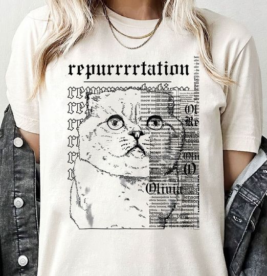 Repurrrrtation Cat Shirt, Karma is a Cat T Shirt