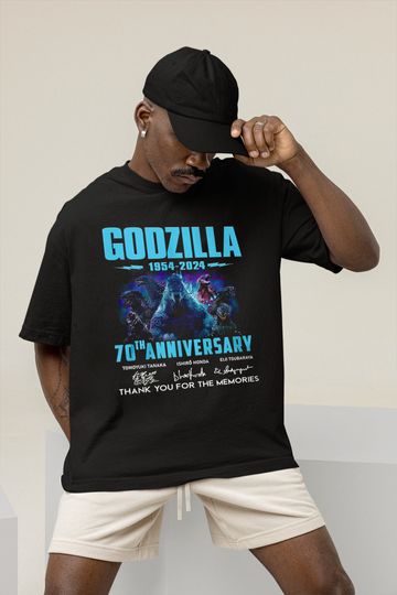 Vintage God zilla 70th Annivesary 1954-2024 T-Shirt