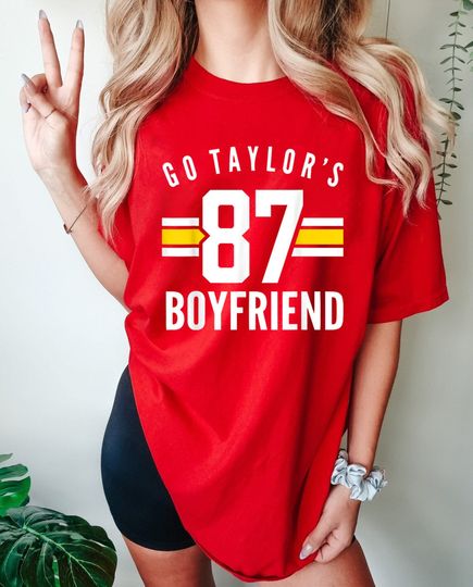 Go Taylor's Boyfriend Sweatshirt, Game Day T Shirt