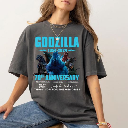 God zilla 1954-2024 70th Anniversary Thank You Shirt