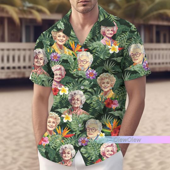 Stay Golden Hawaiian Shirt, Stay Golden Tropical Summer Beach Shirt