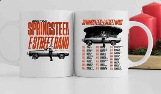 15oz Bruce Springsteen Mug, The Boss, E Street Band, Rock Mug