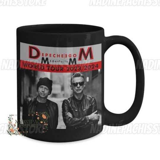 Depeche Mode Mug, World Tour 2024 Mug, Music Tour 2024 Travel Mug, Depeche Mode Coffee Mug