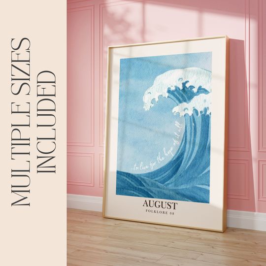 August Poster | Printable Wall Art