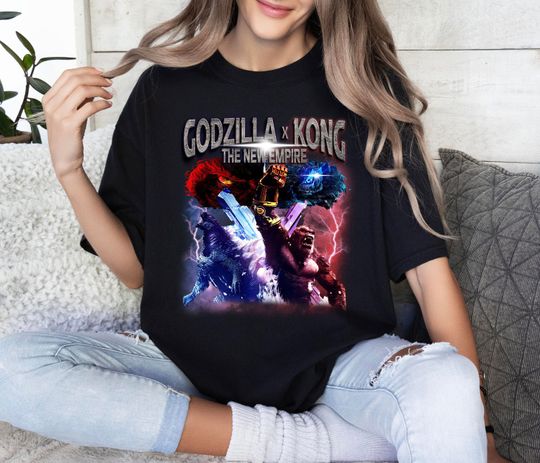 god zilla X Kong Shirt, god zilla Movie, The New Empire 2024