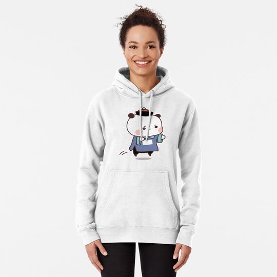 Cute Dudu Zombie Is Looking For Bubu Pullover Hoodie, Gifts for Couples