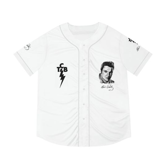 The King Rock And Roll Elvis Presley Baseball Jersey