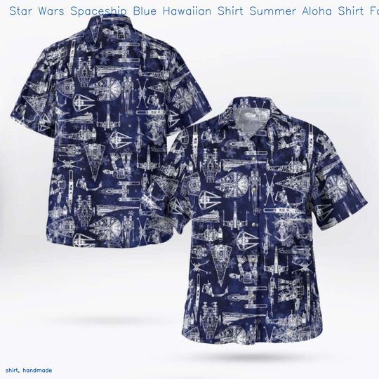 Star Wars Spaceship Disney Hawaiian Shirt, Star Wars Fan Aloha Shirt