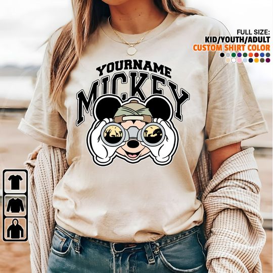 Personalized Mickey Mouse Disney Shirt, Disney Family Matching Shirt
