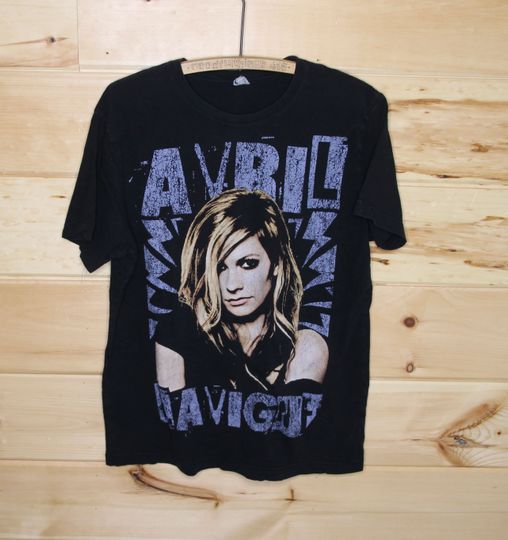 Vintage Avril Lavigne The Black Star Tour Concert T