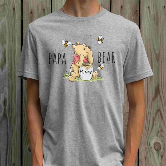 Winnie The Pooh Papa Bear Shirt | Winnie the Pooh Baby Shower Shirt