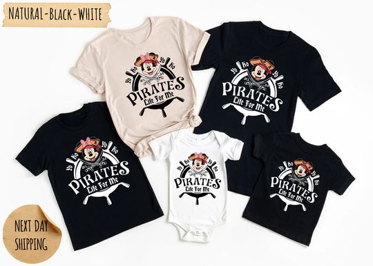 Disney Cruise T-Shirt, A Pirate's Life For Me, Pirate Themed Disney