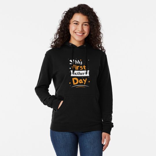 Our First Mother's Day Shirt, Mothers Day Matching Shirt, Mother's Day Gift Lightweight Hoodie