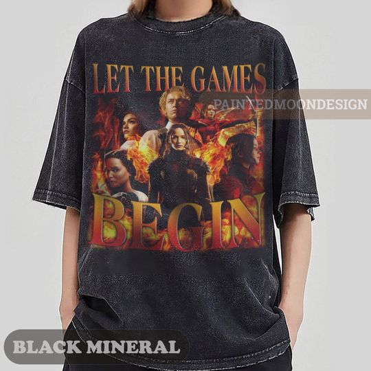Limited The Hunger Games Let The Games Begin T Shirt